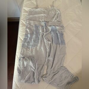 Urban outfitters out from under blue and white striped pajama set